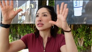 ELA FOI DEIXADA POR NÃO SE ARRUMAR E EU POR PINTAR A UMHA DO PE DE VERMELHO 🤣