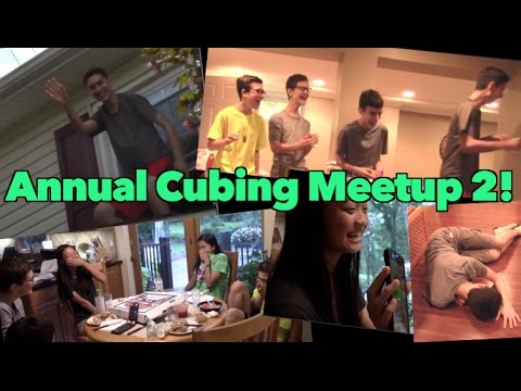 SECOND Annual Cubing Meetup with DGCubes, TheRubiksCubed, TPC, Hashtag Cuber, and NoobCube!