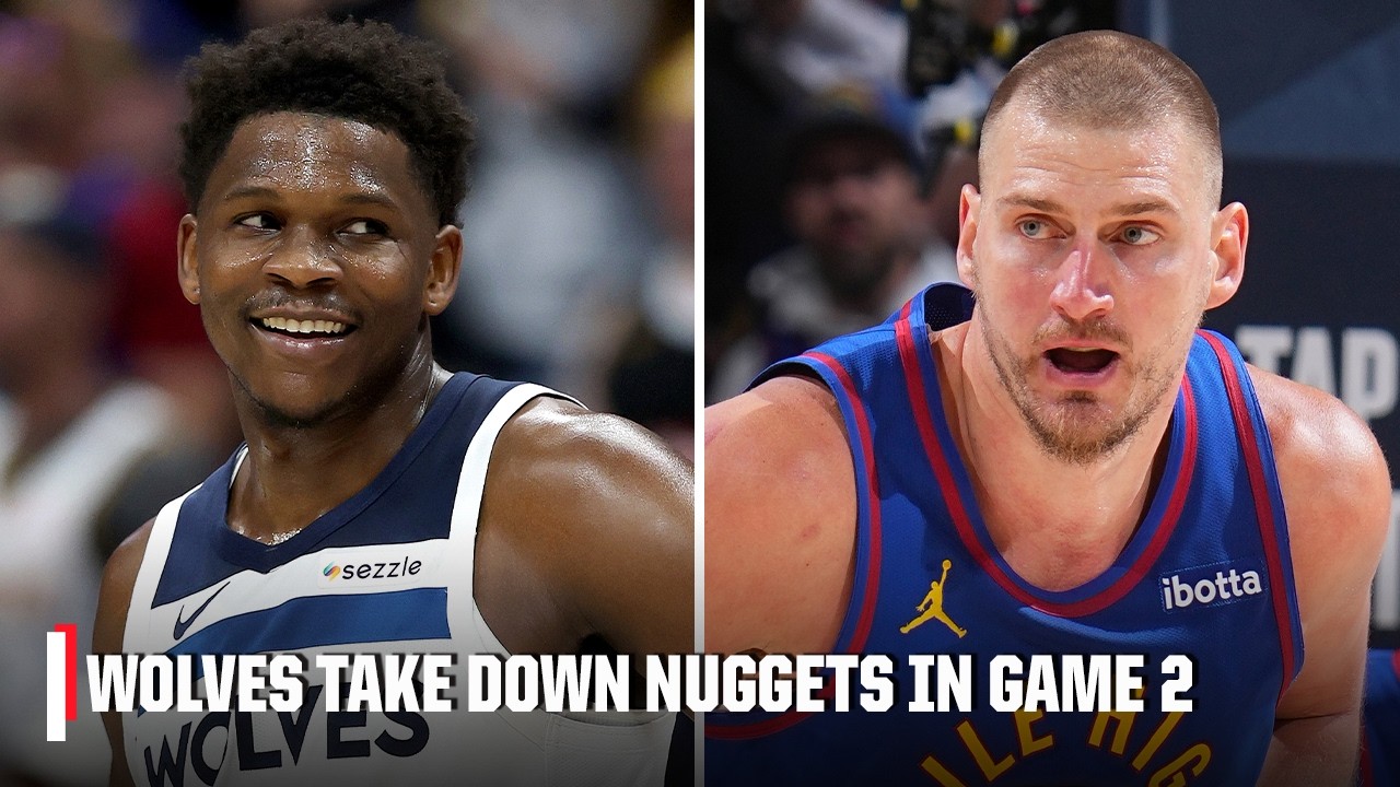 Wolves-Nuggets goes DOWN TO THE WIRE in Game 2 🍿 Minnesota overcomes 19-PT deficit 🤯 | NBA on ESPN