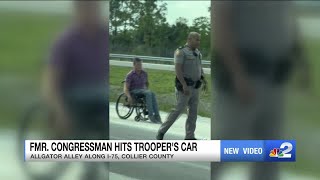 Video shows former congressman Madison Cawthorn's collision with FHP trooper's car