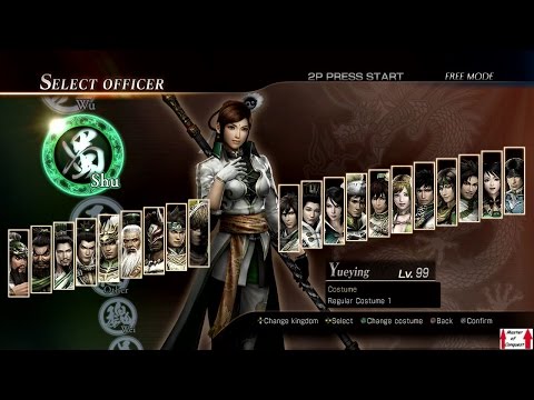 Dynasty Warriors 8 Level 5 Weapon Guides - Yueying (Battle of Jieting - Shu Forces)