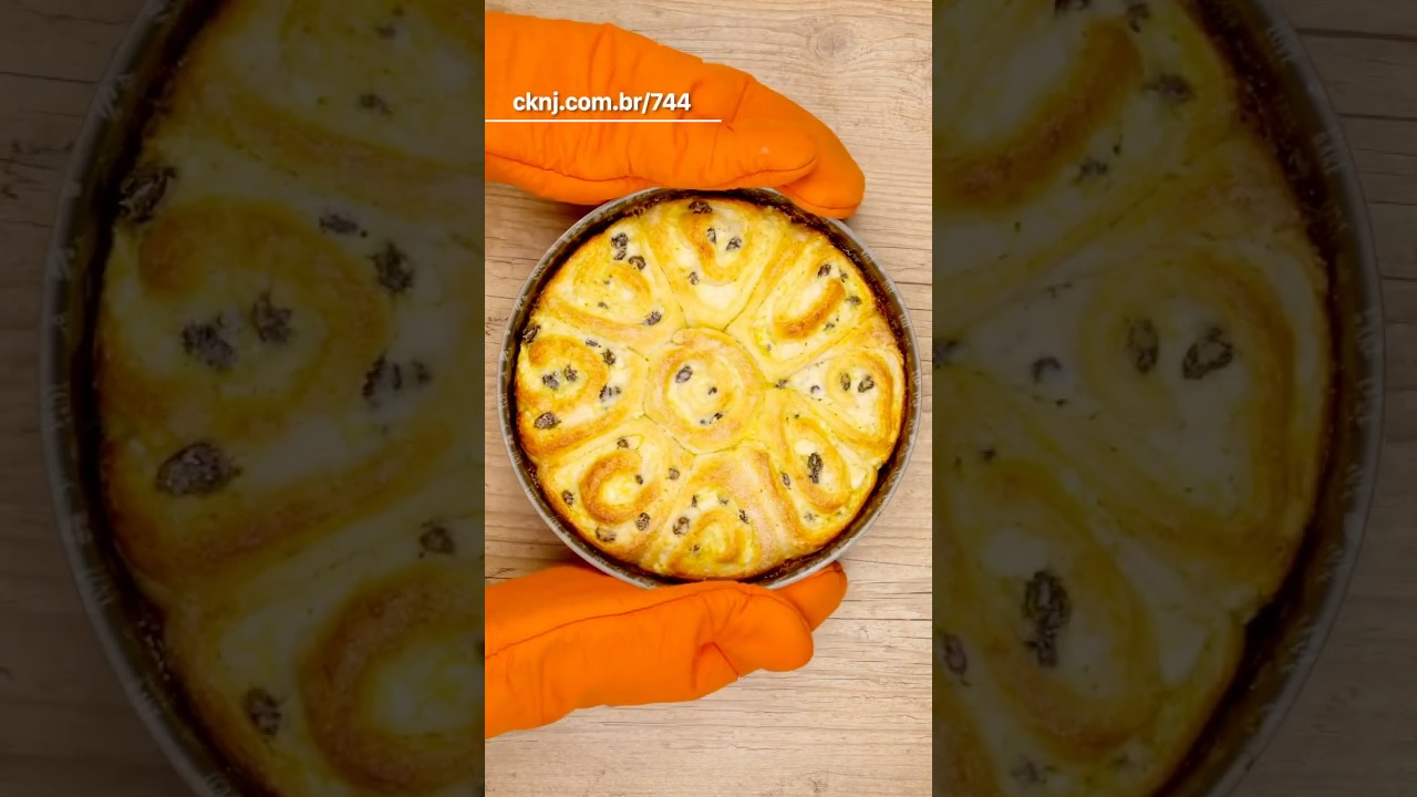 Como fazer Pão de Ricota com Passas #shorts