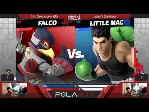 CFL Smackdown Ultimate  215 - Duffo (Little Mac) vs Thexan (Falco) - Losers Quarters