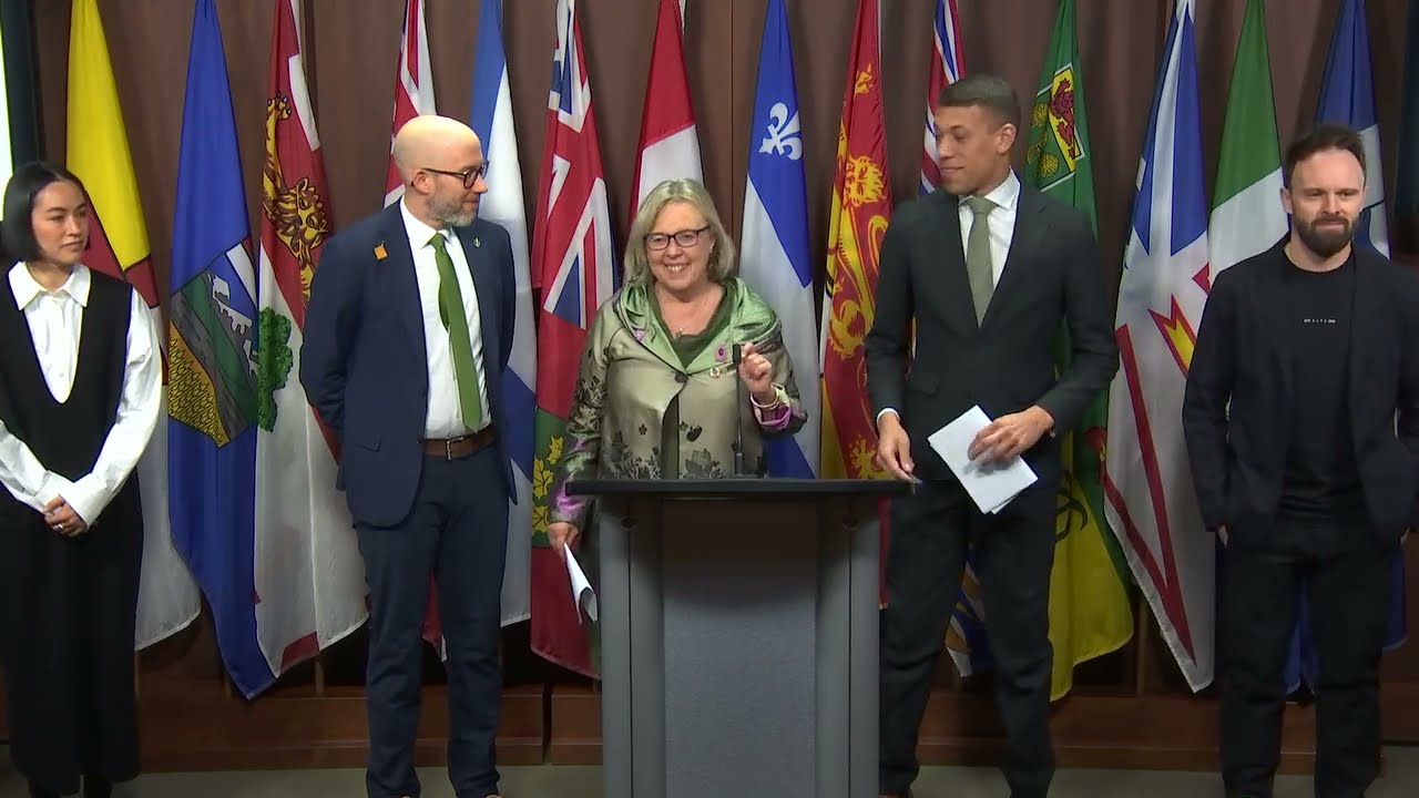 Green Party of Canada Unveils First Rebrand in over 25 Years - YouTube