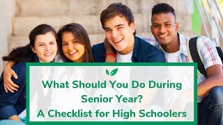 Senior Year Checklist: What You Should Do to Prepare for College