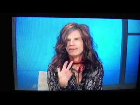 Mick Jagger does Steven Tyler