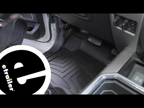 etrailer | Ultimate Overview of the WeatherTech HP Front Auto Floor Mats