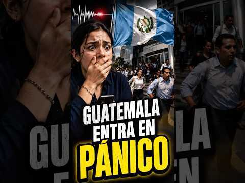Guatemaltecos evacúan edificios tras fuerte sismo y las imágenes impactan en redes