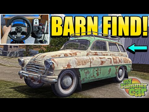 Saving The Ruscko! | Barn Find - My Summer Car W/ Logitech G27 + Wheel Cam #46