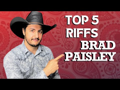 TOP 5 Brad Paisley Guitar Riffs Of ALL TIME