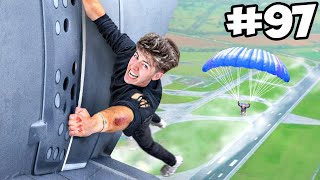 Attempting 100 Extreme Stunts In 24 Hours