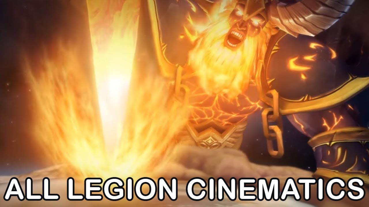 WoW Legion All Cinematics in Chronological Order + Ending (World of Warcraft Legion All Cutscenes)
