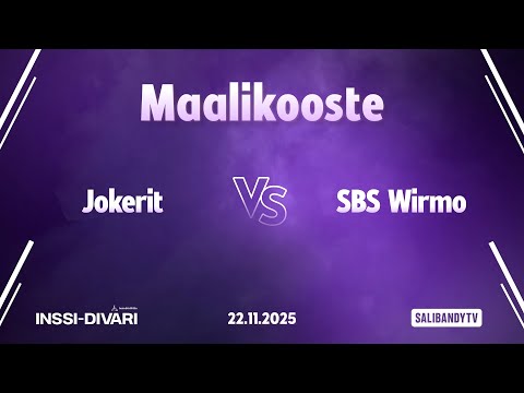 Maalikooste: Jokerit - SBS Wirmo (Inssi-Divari N)