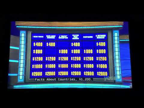 Double Jeopardy, Andy West Day 2 - 2nd Daily Double (2/18/21)