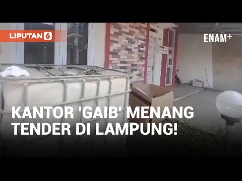 Kacau! Dua Kantor Gaib Menang Tender Perbaikan Jalan di Lampung! | Liputan6