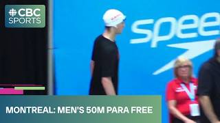 Reid Maxwell sets new Canadian Para record in 50m freestyle at Canadian Swimming Trials | #CBCSports