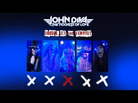 John Diva & The Rockets Of Love - Voodoo, Sex & Vampires (Official Video)