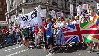 Pride parade in London Thousands join LGBT march #LGBT