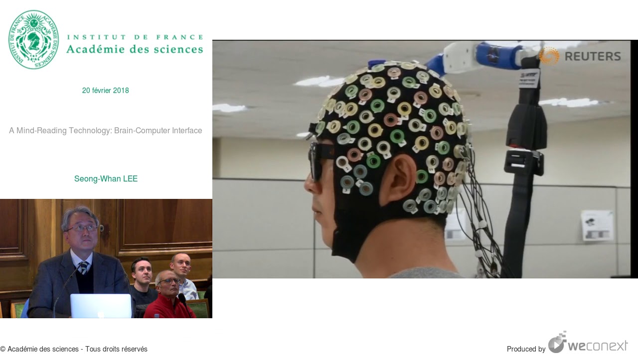 [Conférence] SW. LEE - A Mind-Reading Technology: Brain-Computer Interface