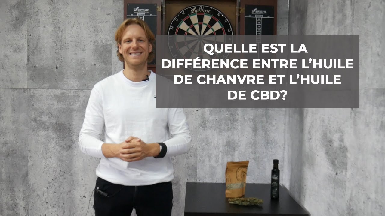 Comprendre la différence entre l'huile de chanvre et l'huile de CBD