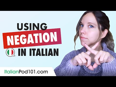 Grammar: Negation in Italian