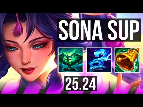 SONA & Mel vs LEONA & Xayah (SUP) | 28K damage | EUW Grandmaster | 25.24