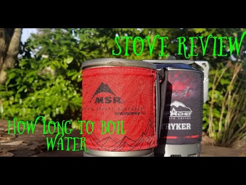 How Long to Boil water in a backcountry stove