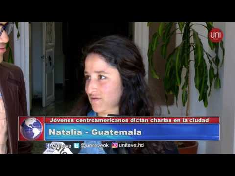 Jóvenes centroamericanos dictan charlas en la ciudad
