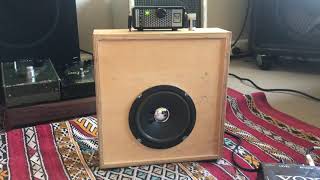 Video thumbnail for Electro Harmonix/EHX Headphone Amp w/QTRON Original Box - Speaker Conversion-Guitar+Bass Demo w/FUZZ by dopemanhenry
