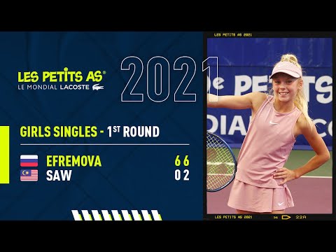 Les Petits As 2021 | Girls 1st Round | Ksenia Efremova vs. Jo-Leen Saw