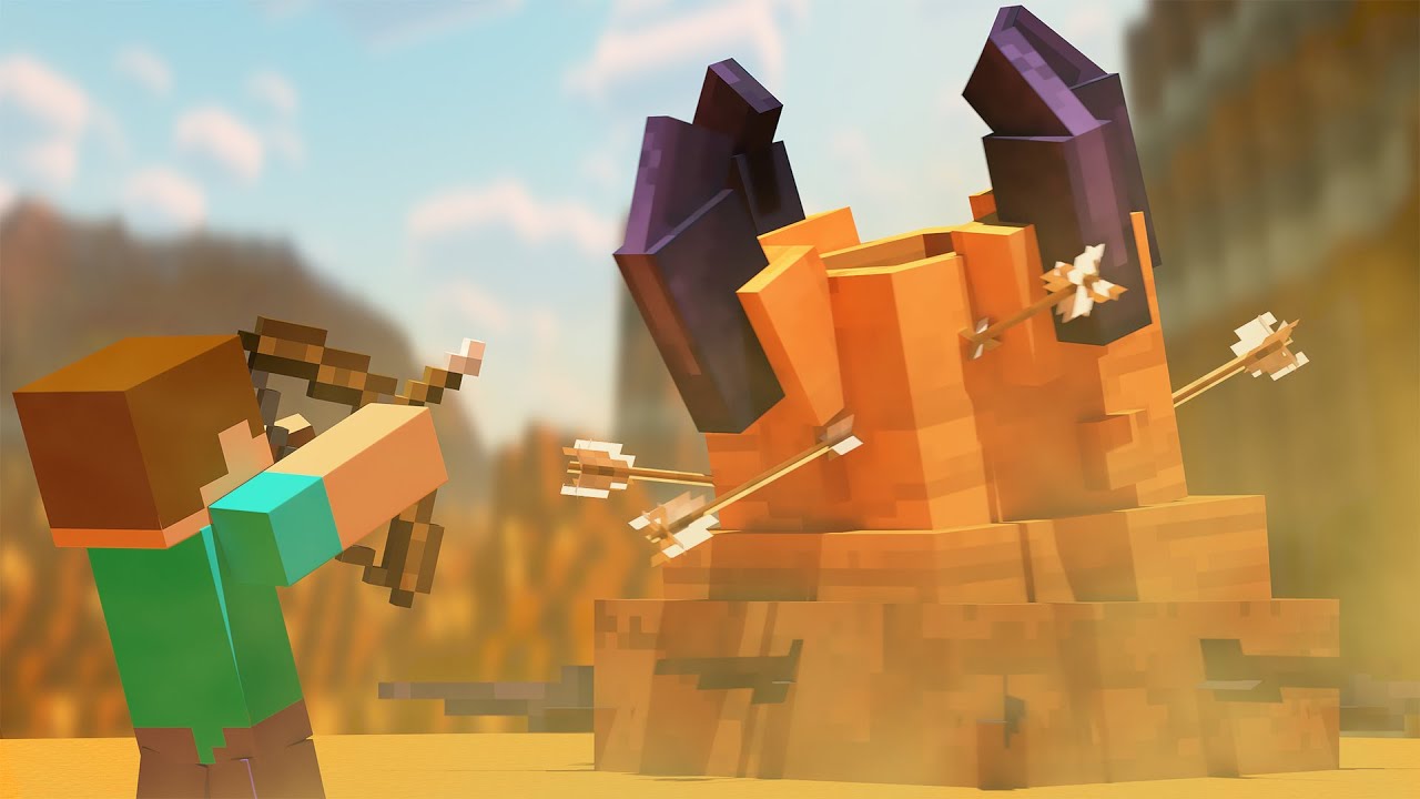 The Desert Maw! #minecraft  [Mythicmobs x Modelengine]