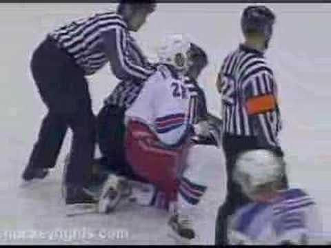 Colton Orr vs Donald Brashear