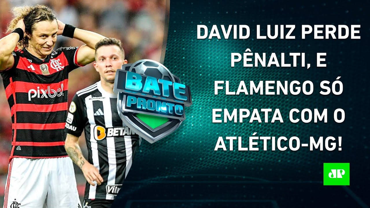 Flamengo PERDE PÊNALTI e EMPATA com o Atlético-MG; Seleção JOGA HOJE! | BATE-PRONTO