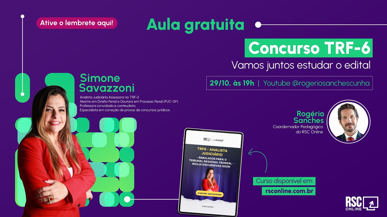 Concurso TRF-6: vamos ler o edital juntos