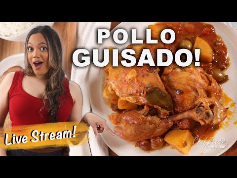 Dominican Style Pollo Guisado | Cook with Me LIVE | Chef Zee Cooks