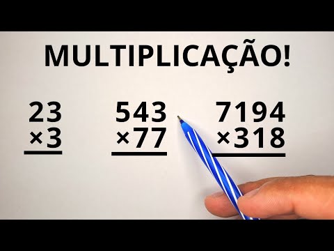 MULTIPLICAÇÃO: NUNCA MAIS ERRE! - Fácil e Rápido!