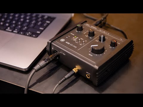 IK Multimedia AXE I/O ONE 1-Channel USB-C Audio Interface | Demo and Overview at NAMM 2023