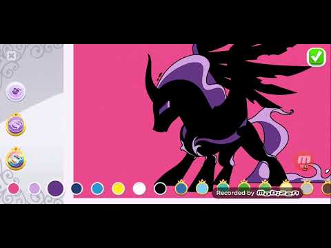 YES!!!  We get to paint the PONY OF SHADOWS MY WAY!!!! / MLP: Color by Magic