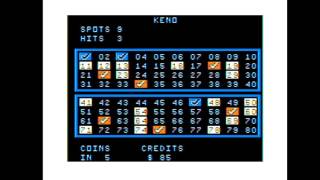 Video Keno for the TRS-80 CoCo