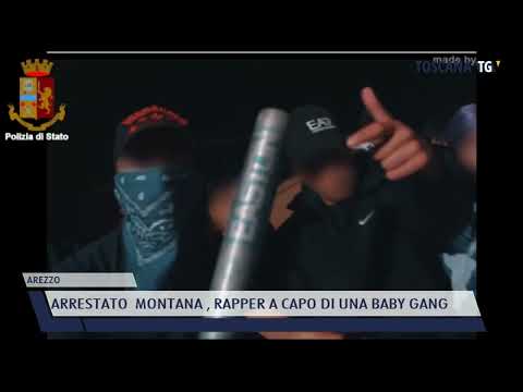 2022-03-30 AREZZO - ARRESTATO  MONTANA , RAPPER A CAPO DI UNA BABY GANG