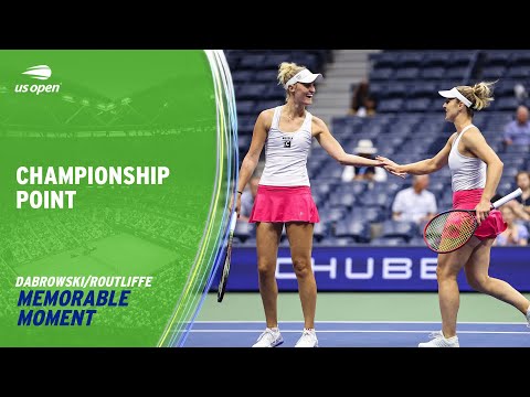 Championship Point | Dabrowski/Routliffe Win Women's Doubles Title | 2023 US Open