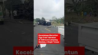 Download lagu Kecelakaan Beruntun Tiga Truk Tabrakan mp3