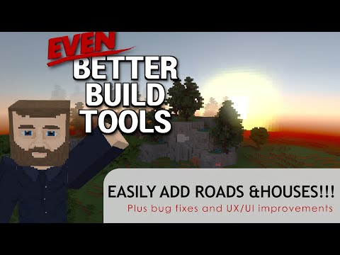 UPDATE - Better Build Tools Addon for Minecraft Bedrock Edition now has Roads and Village Houses!