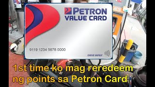 Nakalibre ng gas I Petron Value Card I Petron points redeemed