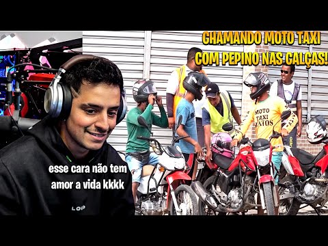 JOKER REACTING: CALLING A MOTORCYCLE TAXI WITH A CUCUMBER IN HIS LEGGINGS