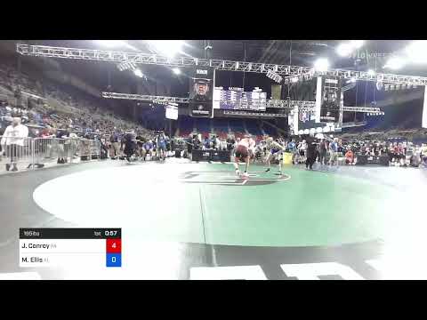 195 Lbs Consolation - Jake Conroy, Pennsylvania Vs Mason Ellis, Alabama 150b