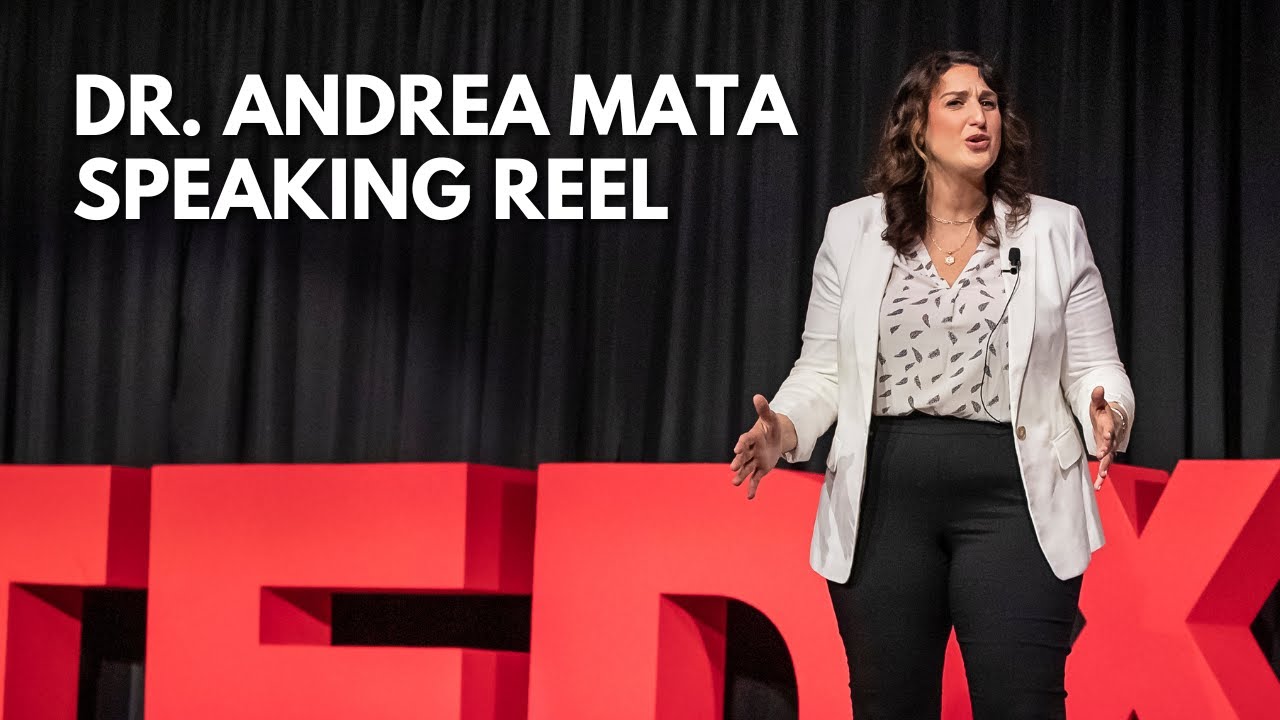 Promotional video thumbnail 1 for Dr. Andrea Mata | Keynote Speaker, Mental Health Expert