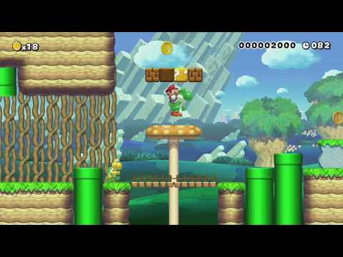 Yoshi Hills by Fabian - Super Mario Maker - No Commentary 1bn