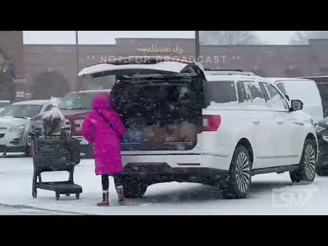 12-22-2022 Roscoe, IL - Northern Illinois Winter Storm Impacts - Blizzard Conditions