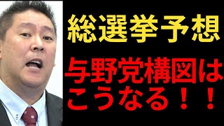 立花孝志「次期総選挙で与野党構図が変わる 立憲民主党が第一党!?次回総選挙予想」